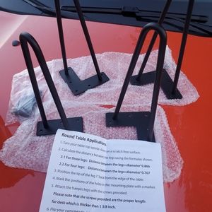 10 inch Hairpin furniture legs